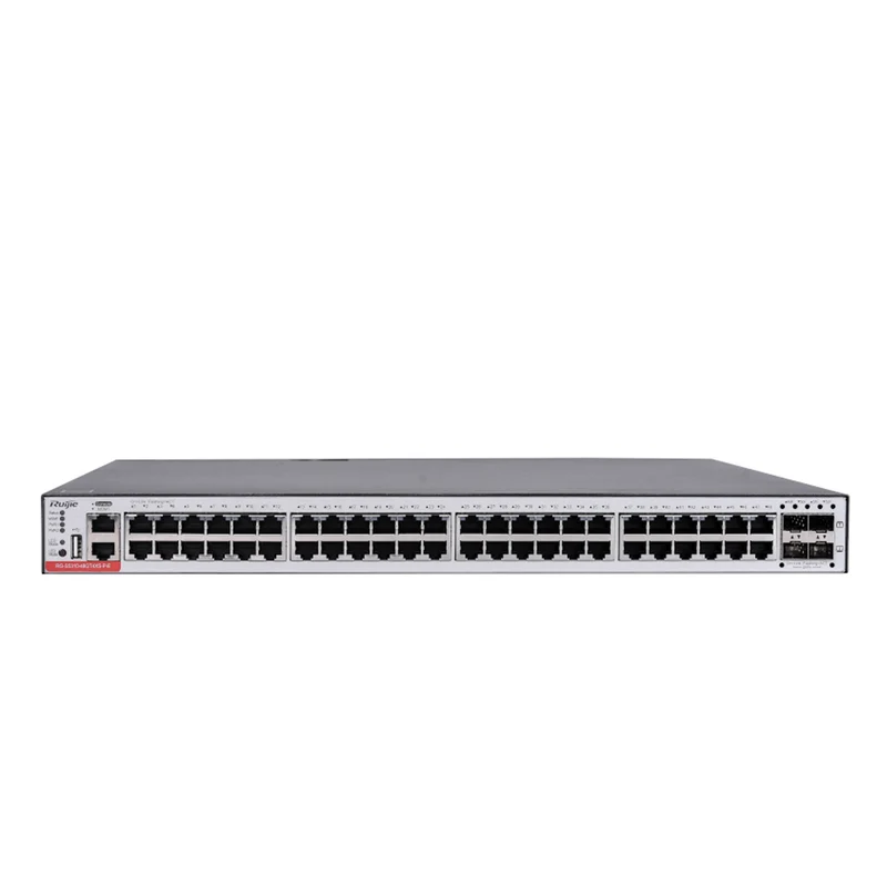 Switch L3 NeverDie de 48 GE PoE 4 x SFP+ NO incluye Fuente Marca: Ruijie