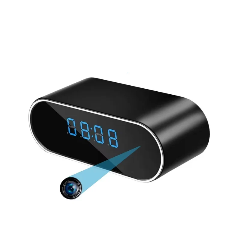 Mini cámara de vigilancia WIFI en reloj de mesa Marca: General