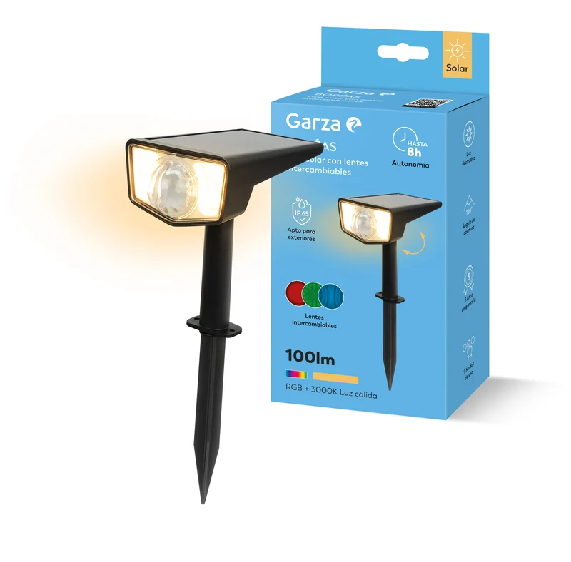 Pica solar Boréas con lentes intercambiables
