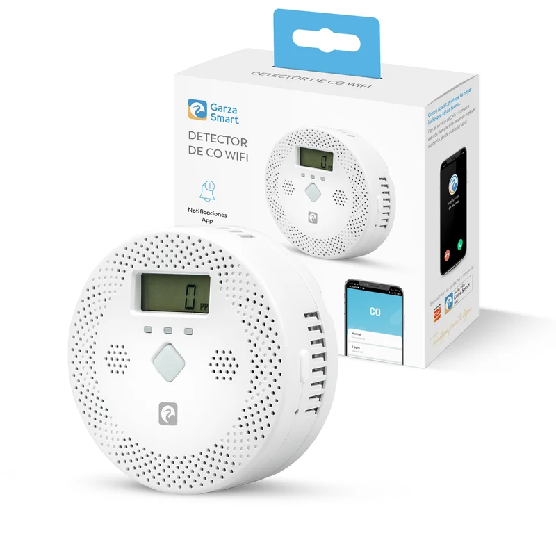 Detector Monóxido de Carbono Inteligente Wifi