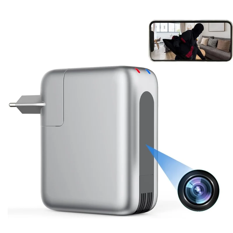 Cargador USB con Cámara WIFI Full HD