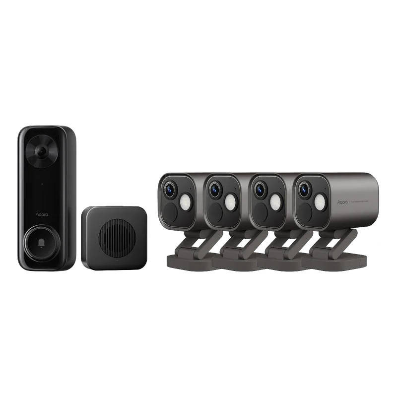 Doorbell Camera G400 (Wired) + Camera Hub G5 Pro(4 Pack)