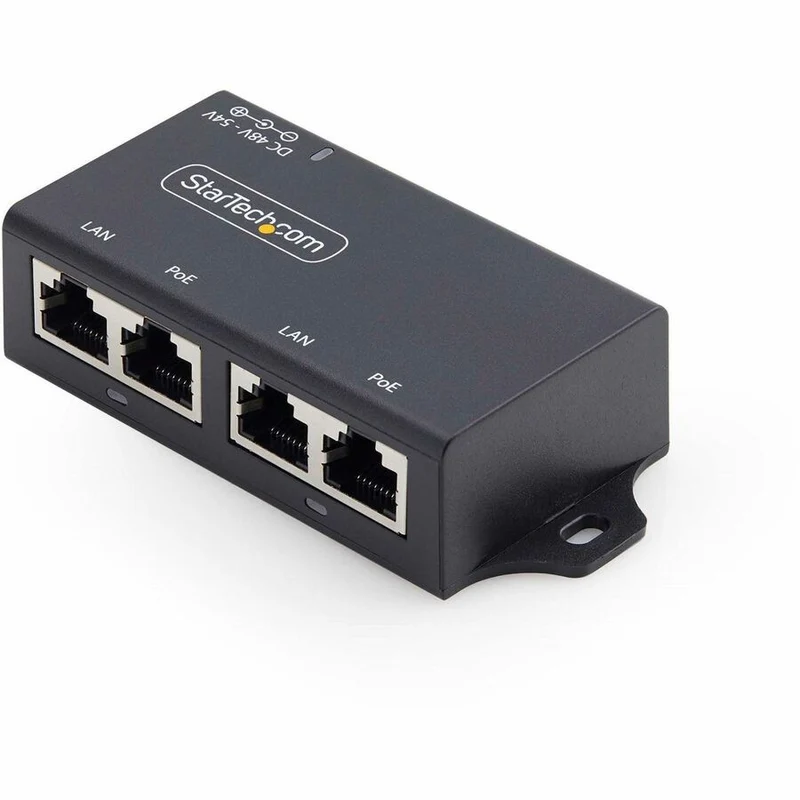 Switch de Red StarTech.com StarTech 2-Port Gigabit Midspan PoE+ Injector