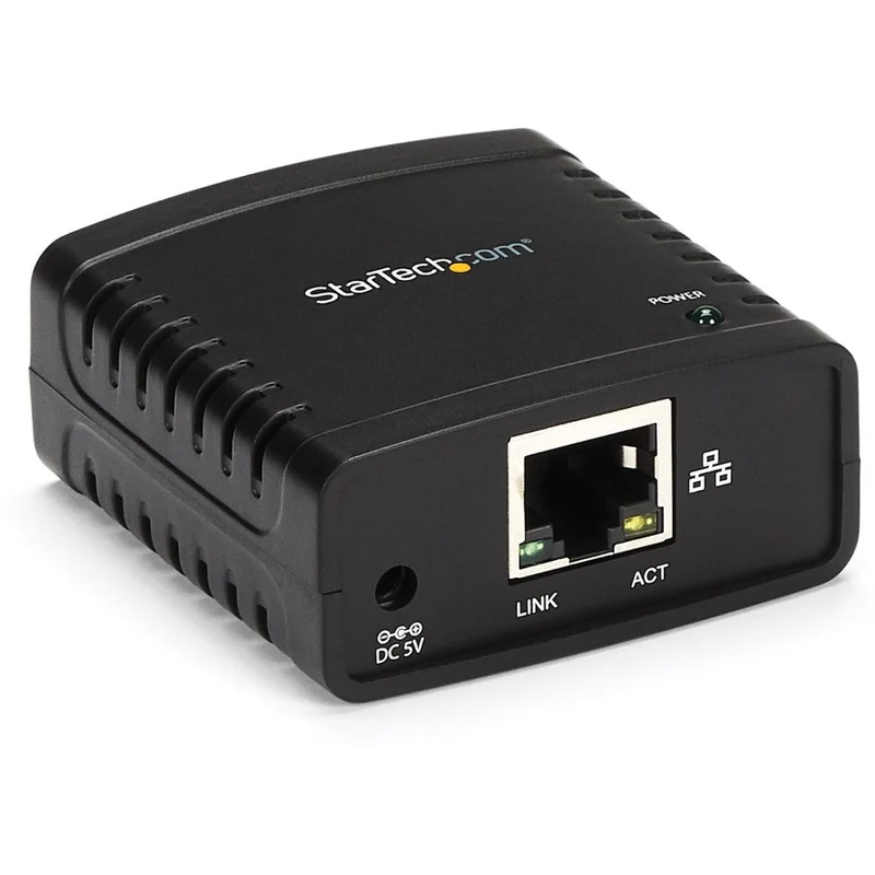 Servidor de Impresión StarTech.com StarTech 10/100Mbps Ethernet to USB 2.0 Network LPR Print Server