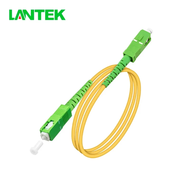 Patch cord fibra óptica SC/APC 9/125 monomodo 3m simplex Marca: Lantek