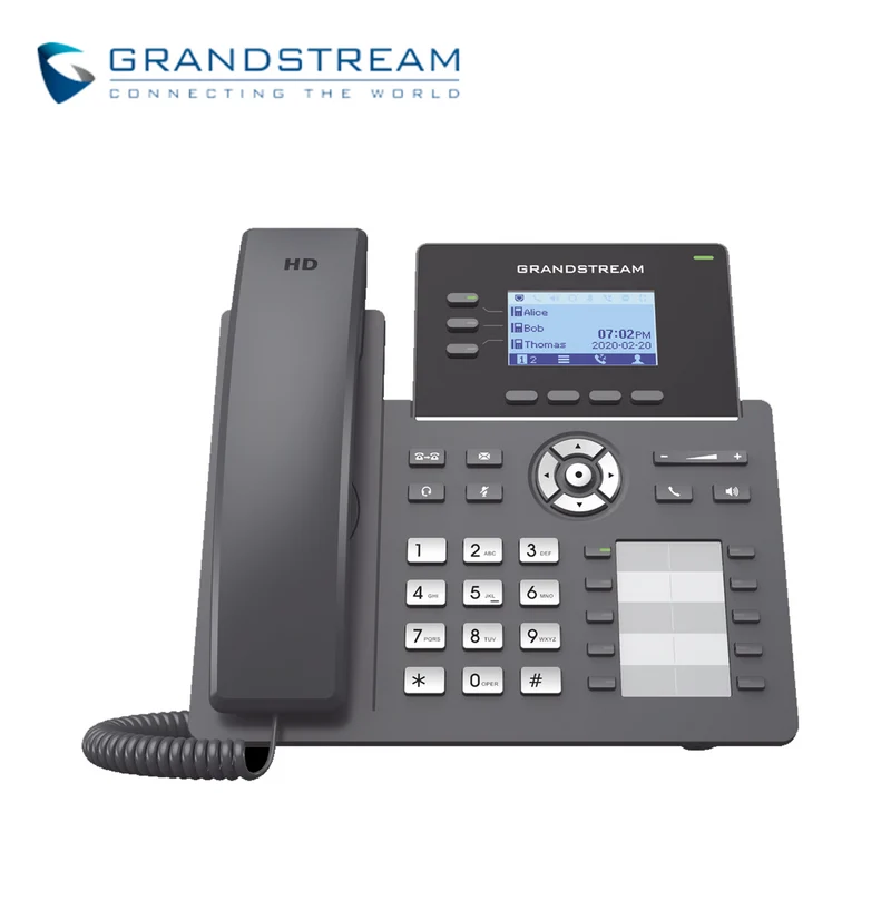 Teléfono IP 3 Líneas GRP-2604p Marca: Grandstream