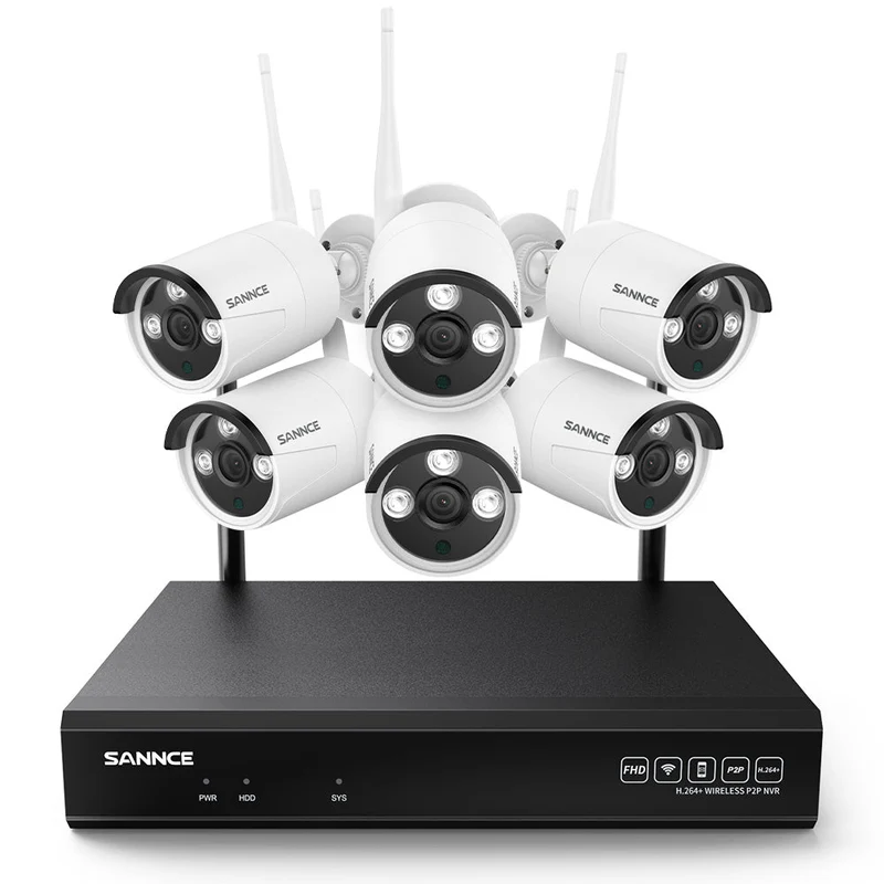 8MP 10-Channel Wireless Security Camera System, Two-Way Audio, IP66 Waterproof, Smart AI Human Detection, Work With Alexa