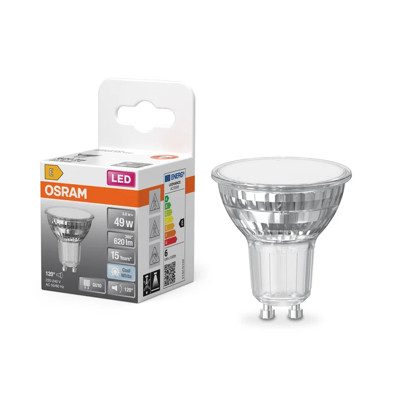Lámpara reflectora LED OSRAM LED STAR PAR16 6,9 W 840 GU10 620 lm, 4000 K, blanco frío