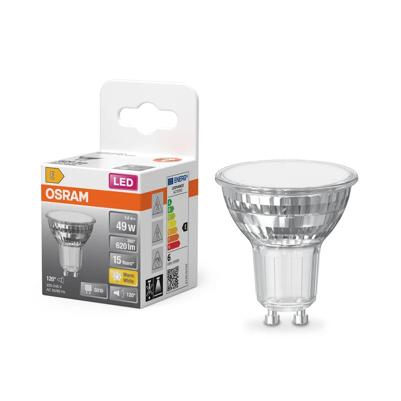 Lámpara reflectora LED OSRAM LED STAR PAR16 6,9 W 827 GU10 620 lm, 2700 K, blanco cálido