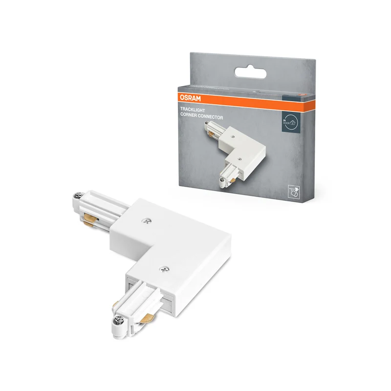 Conector de esquina OSRAM TRACKLIGHT 90°, blanco