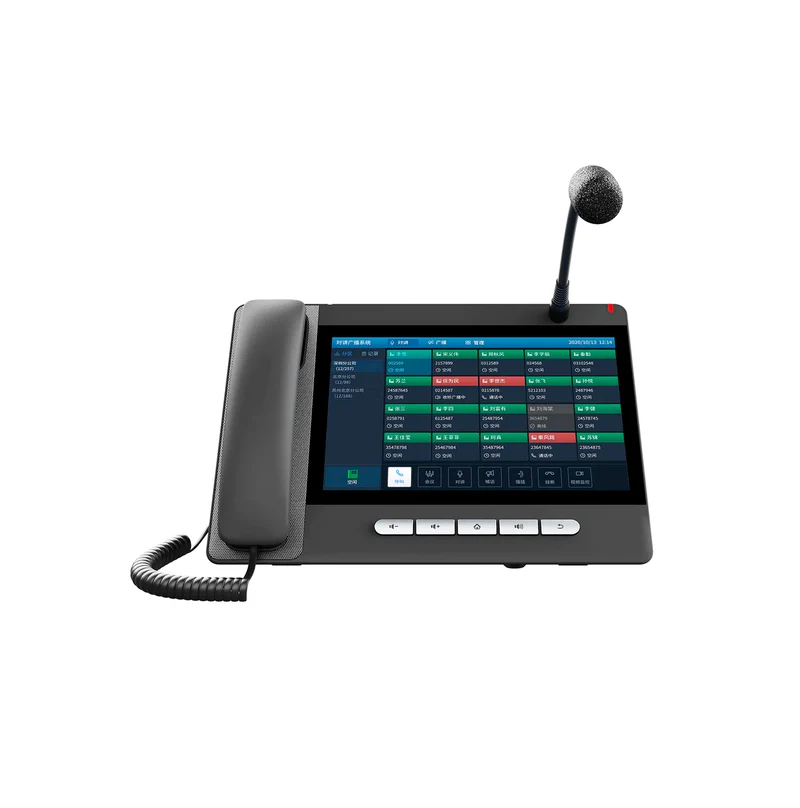 Teléfono IP empresarial Android 9.0 para 20 líneas SIP, pantalla táctil de 10.1", Wi-Fi, Bluetooth, PoE y hasta 112 botones DSS y 2 puertos Gigabit A32I Marca:Fanvil