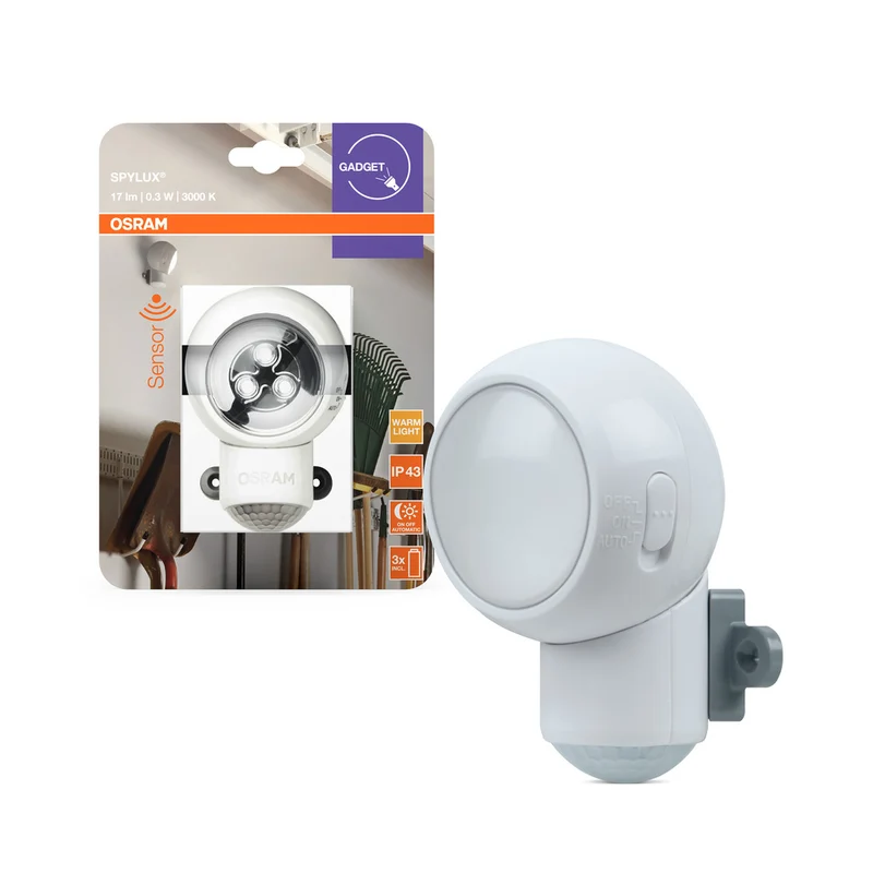 Lámpara LED OSRAM a batería, luz interior, blanca, SPYLUX
