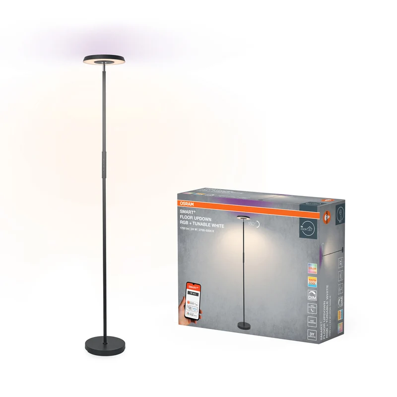 Lámpara de pie OSRAM SMART+ WIFI UPDOWN, 1,5 W, 2165 lm