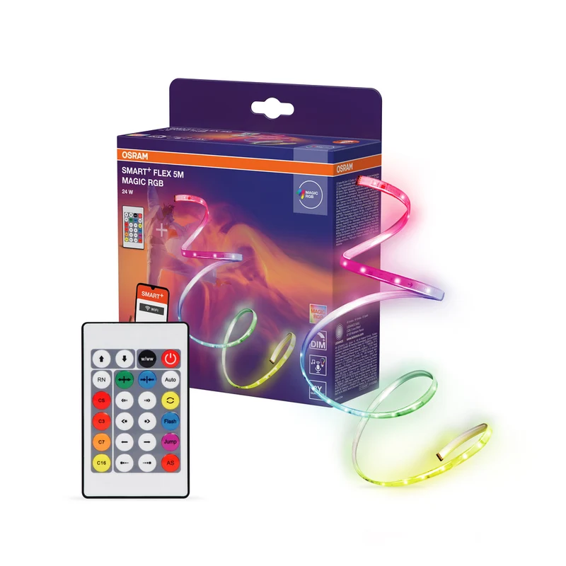 Tira LED OSRAM SMART+ WIFI FLEX de 5 m, blanca, 22 W, 500 lm