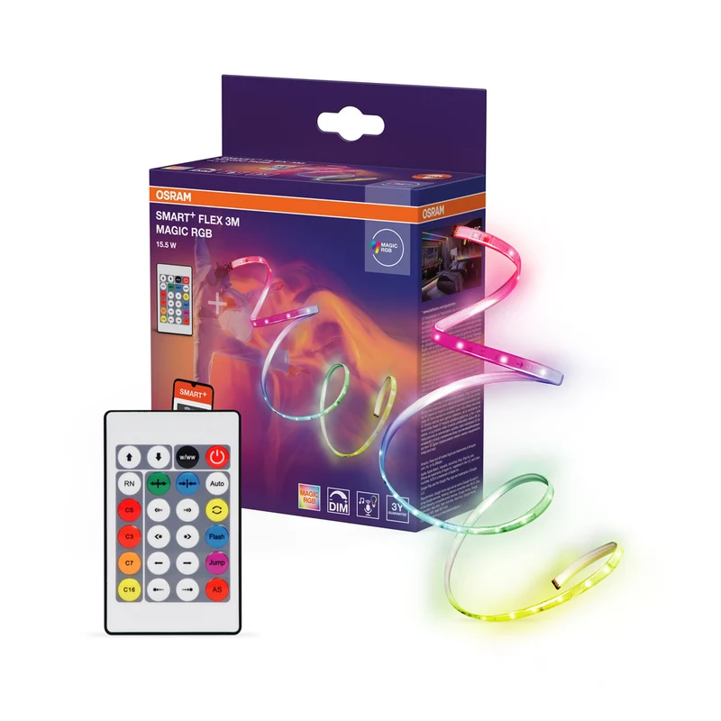 Tira LED OSRAM SMART+ WIFI FLEX de 3 m, blanca, 15 W, 350 lm