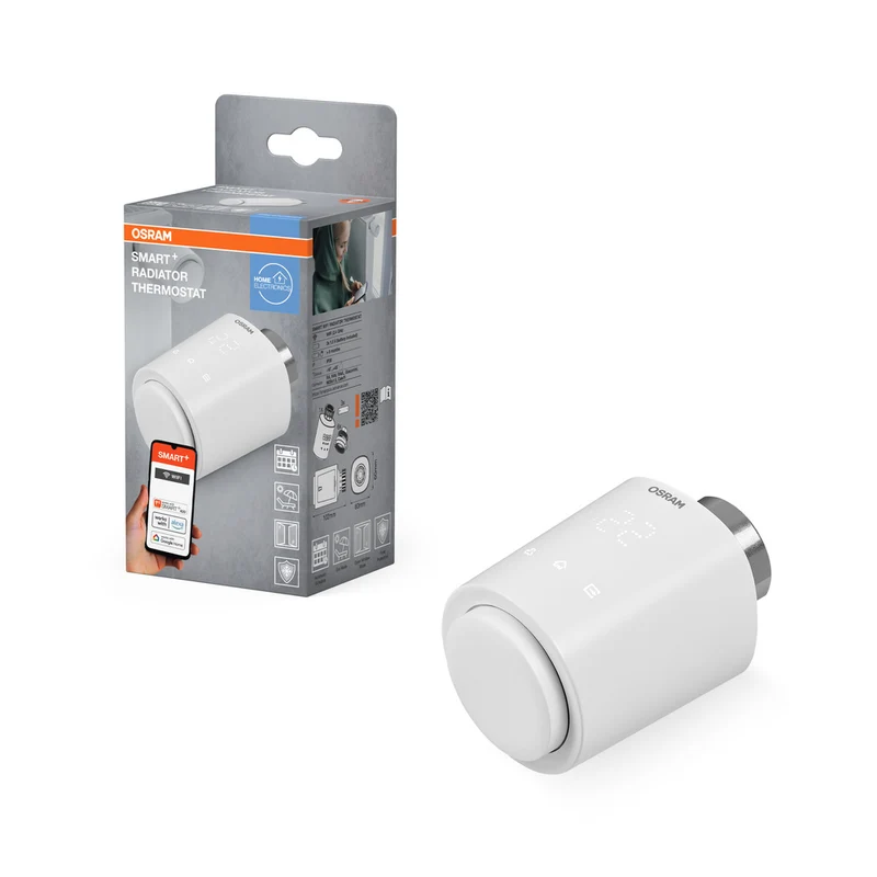 Termostato inteligente OSRAM Wifi SMART+ para sistemas de calefacción, blanco