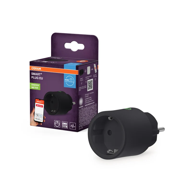 Enchufe inteligente para interior OSRAM ZigBee SMART+ Plug, negro