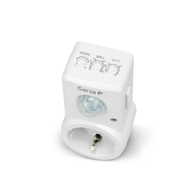 Detector De Movimiento Infrarrojo Con Enchufe 120º