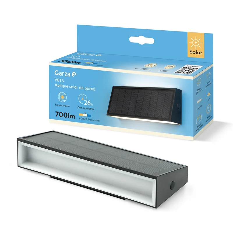 Aplique solar decorativo Veta