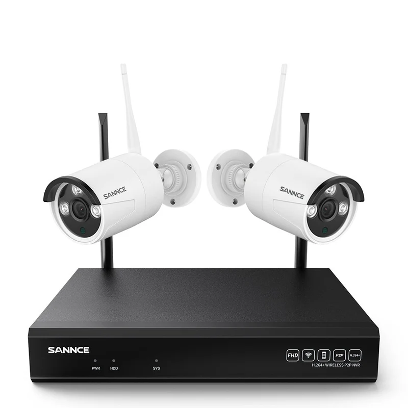 Certified Refurbished 3MP 10-Channel Wireless Security Camera System, 8MP NVR, 3MP WiFi IP Cameras, Audio Recording, IP66 Waterproof, Smart AI Human Detection, Work With Alexa