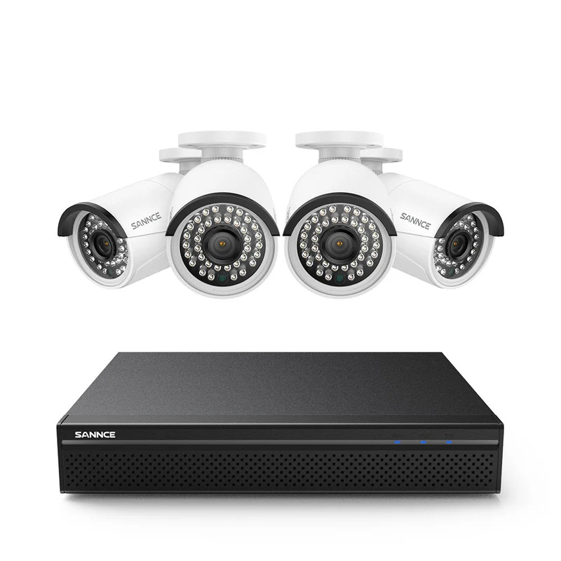 Certified Refurbished 8 Channel 4K PoE Security Camera System, 8MP Outdoor IP Cameras, Smart Person/Vehicle Alerts, ONVIF Supported NVR, H.264+, 2-Way Audio