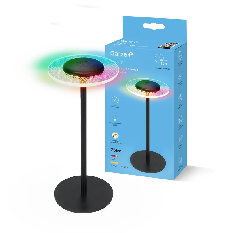 Lampara de sobremesa RGB CIRCE