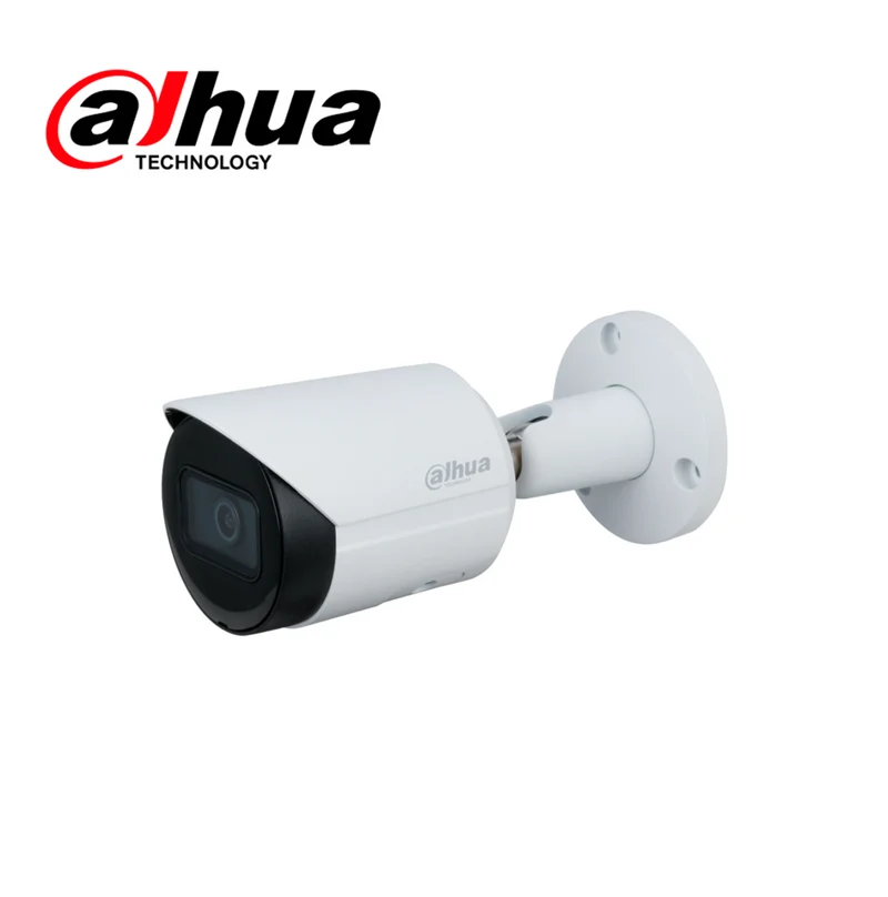 Cámara de seguridad IP bullet de 4MP lente fijo Starligth SD max 256 Marca Dahua