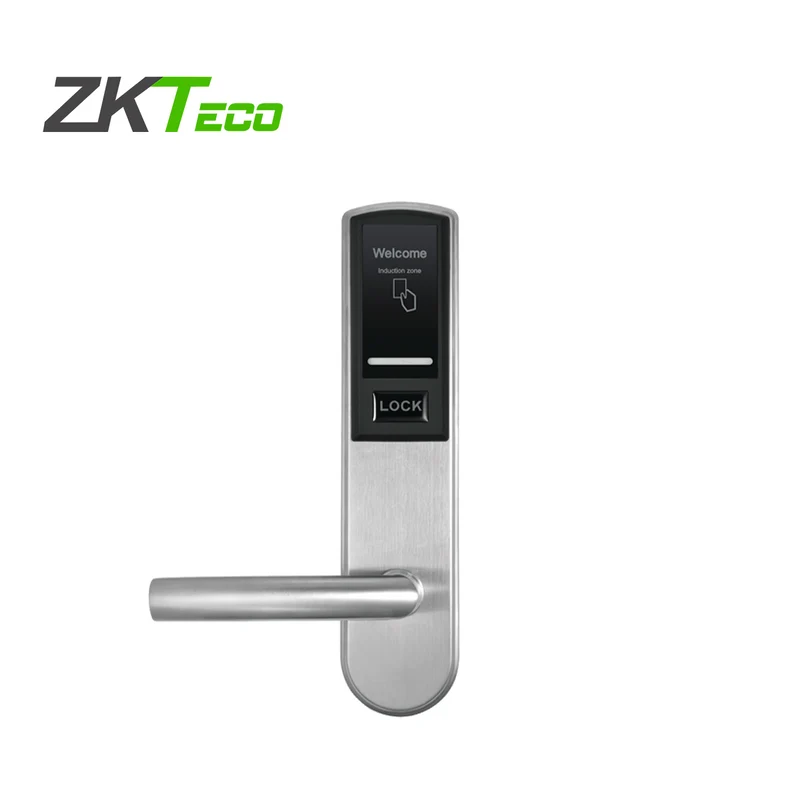 Cerradura izquierda para hoteles con lectura de tarjetas MIFARE LH3000L Marca: ZKTECO