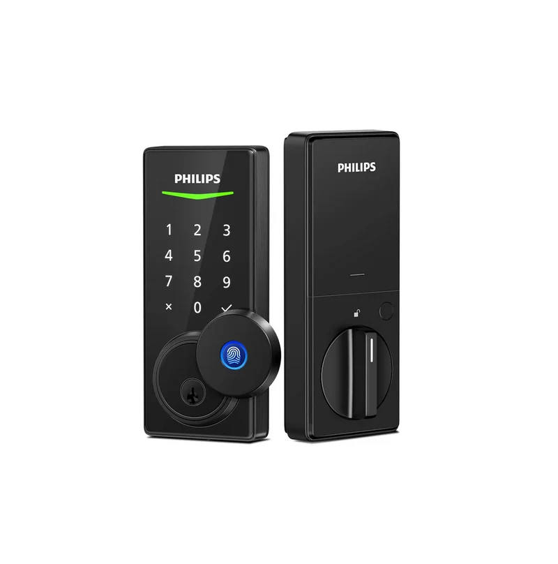 Cerradura inteligente Philips de huella digital y código Marca: Philips