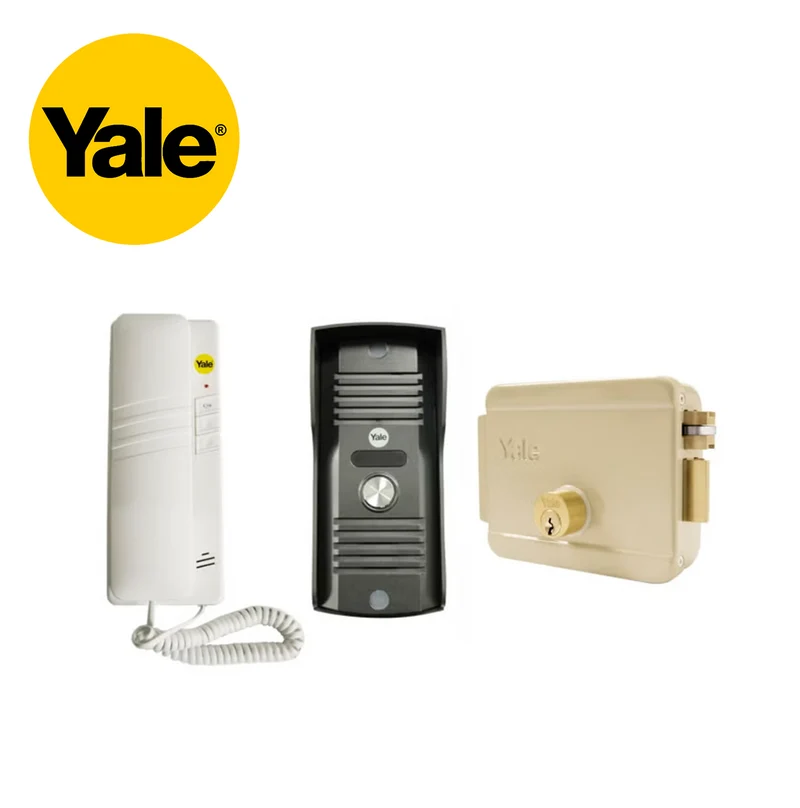 Kit intercomunicador + cerradura eléctrica 11307 Marca: Yale