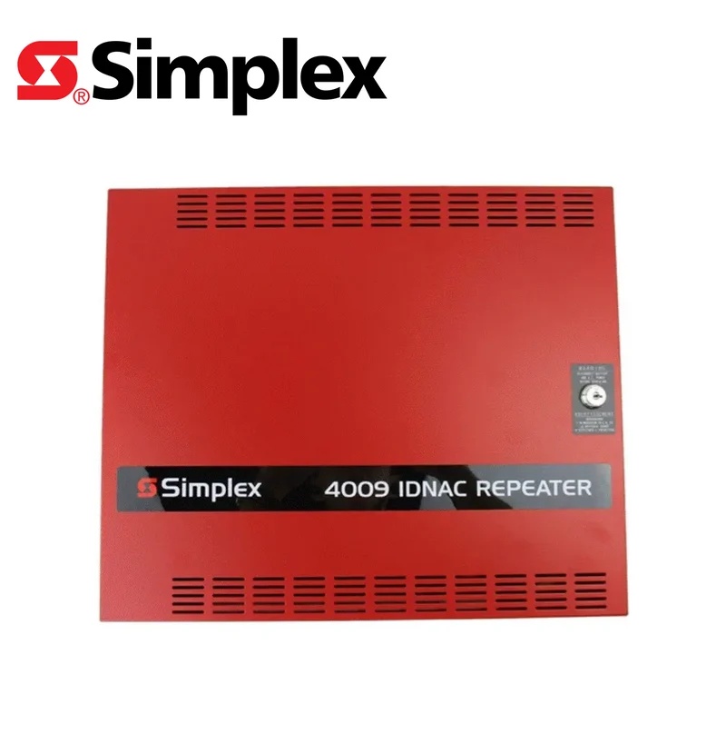 Repetidor IDNAC 4009 con gabinete rojo 4009-9601 Marca: Simplex