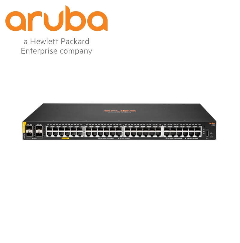 Switch 6100 48G PoE CL4 4SFP + 370W JL675A-U Marca: Aruba