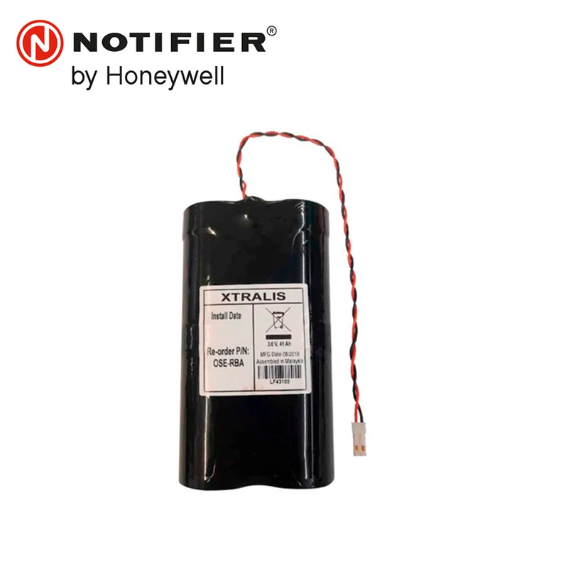 Bateria de respaldo/alterna para el emisor de un detector de humo OSE-RBA Marca: NOTIFIER