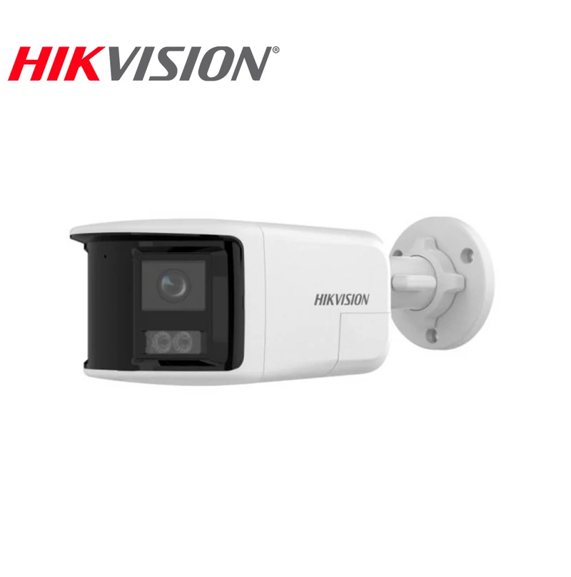 Camara bullet 6 MP lente dual 180° Smart Hybrid Light H.265+ IP67 blanco DS-2CD1T63G2P-LIUF/SL (2.8 mm) Marca: Hikvison