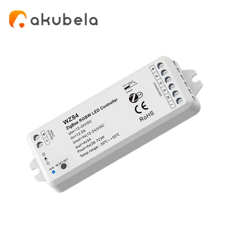 Controlador LED de RGBW WZS4 Marca: Akubela