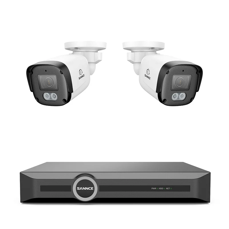 5MP 8 Channel PoE Security System, 6MP NVR, S+265., Human & Vehicle Detection, Smart Playback, Smart Notification with Image Attached