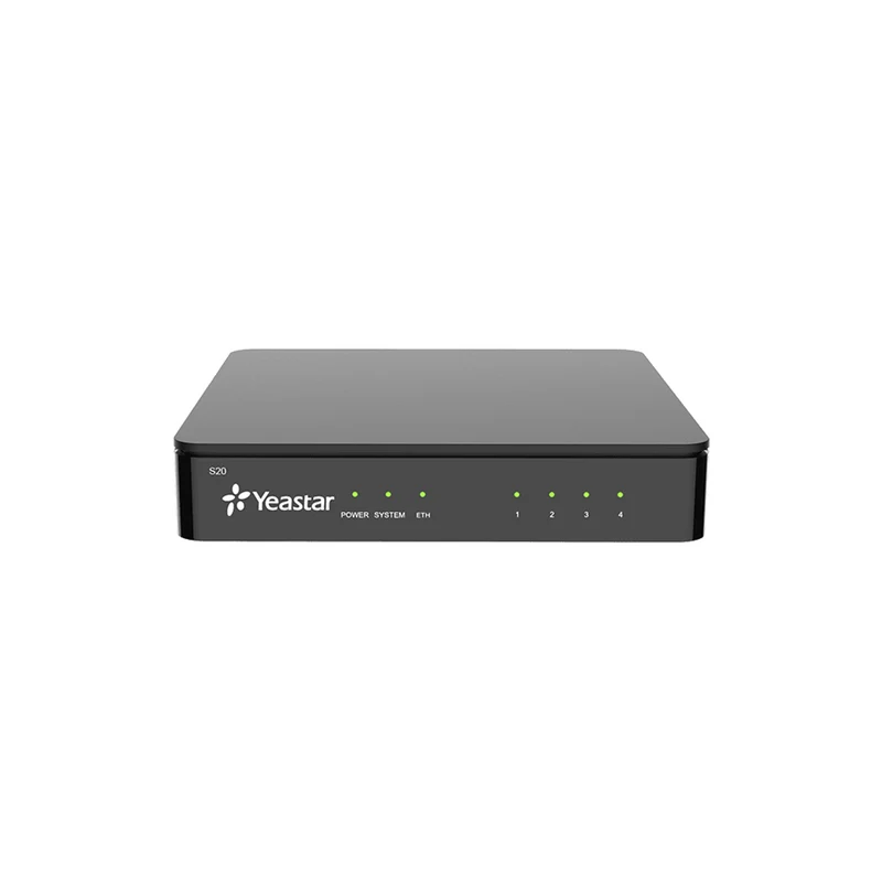 Conmutador IP SIP 20 extensiones/ 10 llamadas simultáneas S-20 Marca: YEASTAR