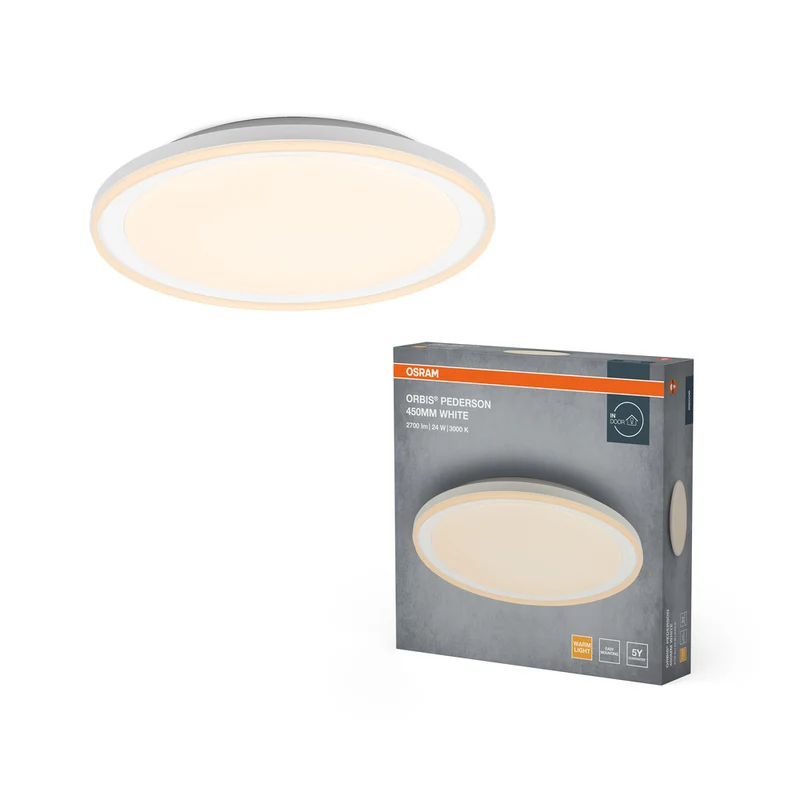 Lámpara de techo OSRAM ORBIS Pederson 24W 450mm blanca