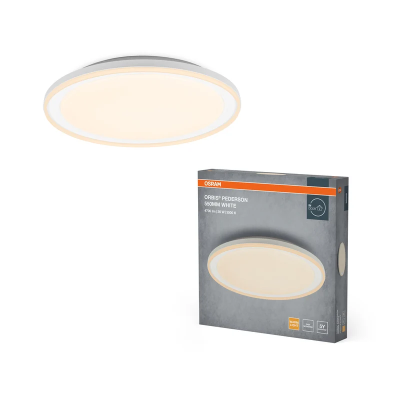 Lámpara de techo OSRAM ORBIS Pederson 36W 550mm blanca