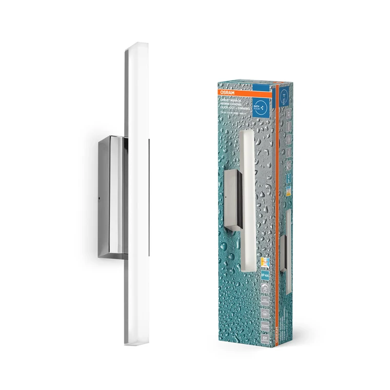 Espejo de baño/aplique OSRAM ORBIS Mirror 6,8 W 40 cm regulable IP44 cromado