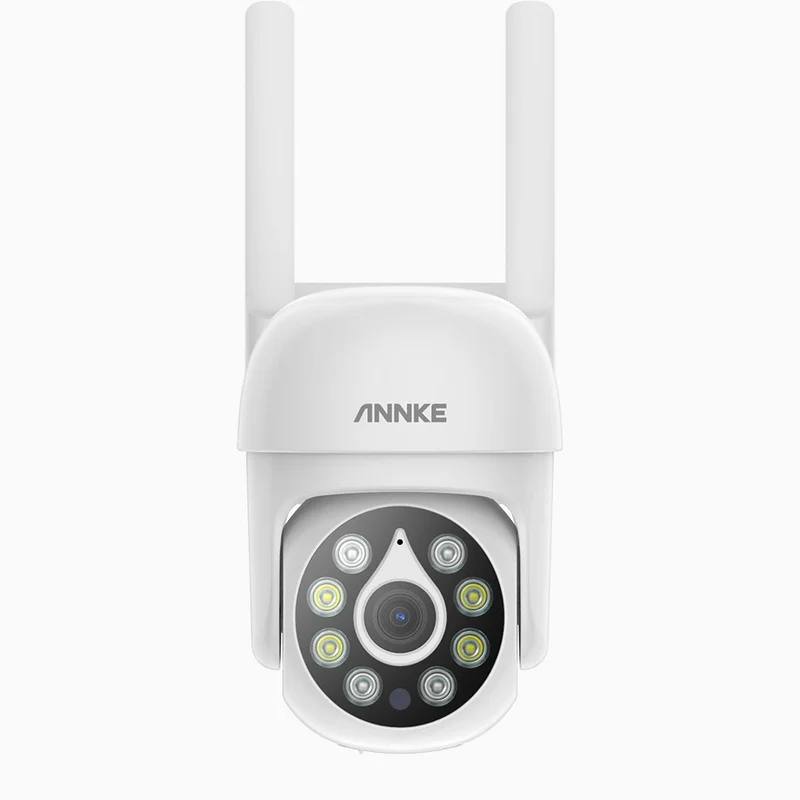 WPT500 - Cámara de seguridad inalámbrico de 5MP, Pan de 350° y Tilt de 90°, Detección de Sonido y Movimiento Humano, Visión Nocturna en Color, Alarma de un Toque, Audio Bidireccional, Compatible con Alexa
