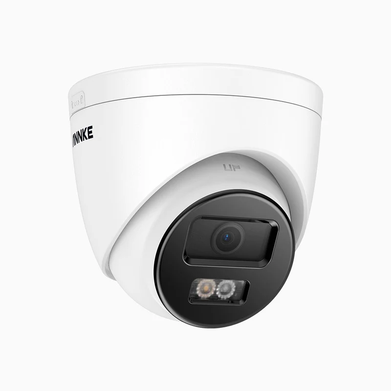 C1200 - Cámara de vigilancia PoE exterior de 4K 12MP, Visión Nocturna en Color e Infrarroja, Detección de Personas y Vehículos, H.265+, Micrófono Integrado, Compatible con Tarjeta SD, IP67