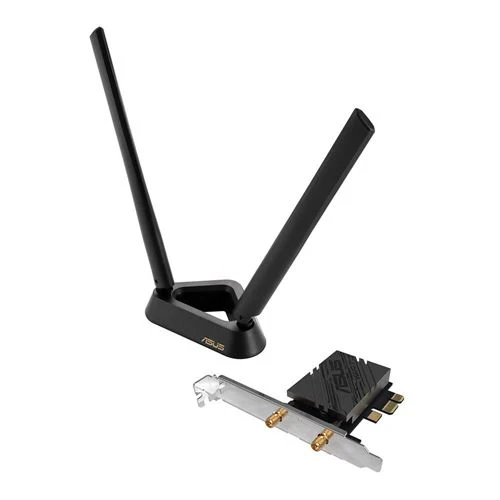 Adaptador WiFi Red ASUS PCE-BE92BT BE9400 Tri-Band WiFi 7 PCIe WiFi and Bluetooth Adapter