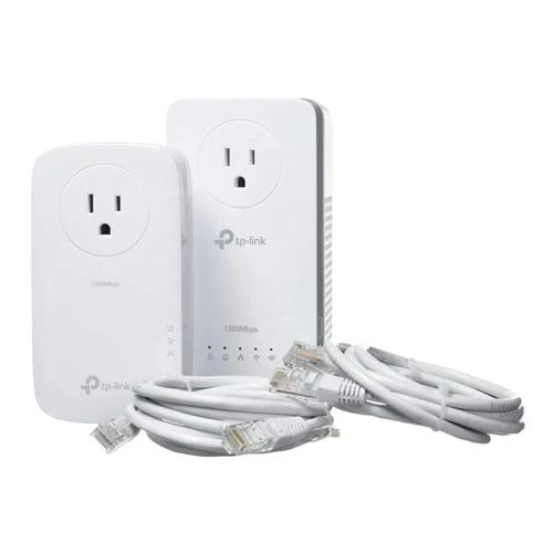 Accesorios de Redes TP-LINK TL-WPA8631P AV1300 Gigabit Pass-through Powerline AC Wi-Fi Kit