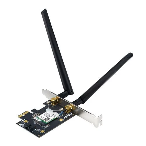 Adaptador WiFi Red ASUS PCE-BE6500 Tri-Band WiFi 7 PCIe WiFi and Bluetooth Adapter