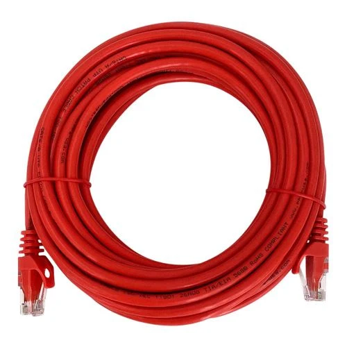 Cables de Red PPA 25 Ft. CAT 6 Crossover Ethernet Cable Rojo