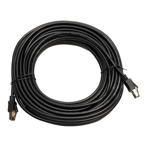 Cables de Red PPA 50 Ft. CAT 8 Gold-Plated Ethernet Cable Negro