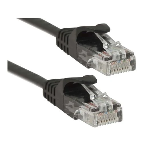 Cables de Red PPA 150 Ft. CAT 6 Snagless Ethernet Cable Negro