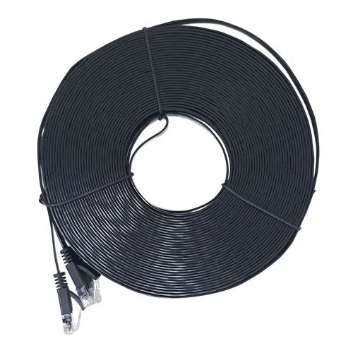 Cables de Red PPA 75 Ft. CAT 6 Bare Copper Negro