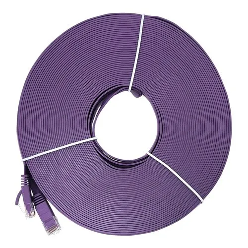 Cables de Red PPA 100 Ft. CAT 6 Bare Copper Morado